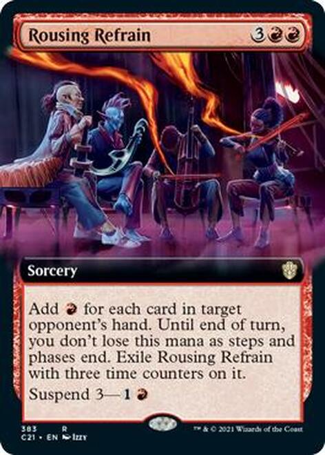 Rousing Refrain (Extended Art) [Commander 2021] Magic: The Gathering