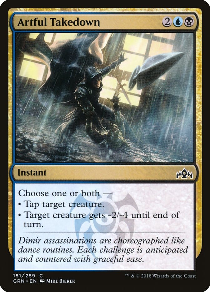 Artful Takedown [Guilds of Ravnica] Magic: The Gathering