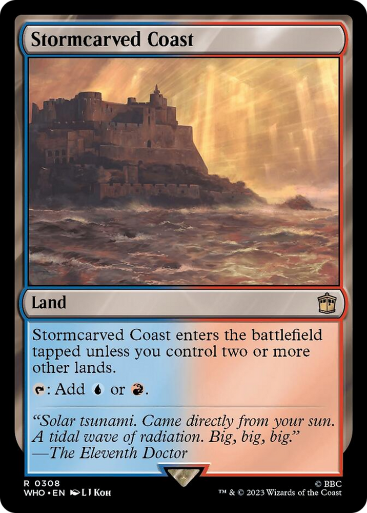 Stormcarved Coast [Doctor Who] Magic: The Gathering