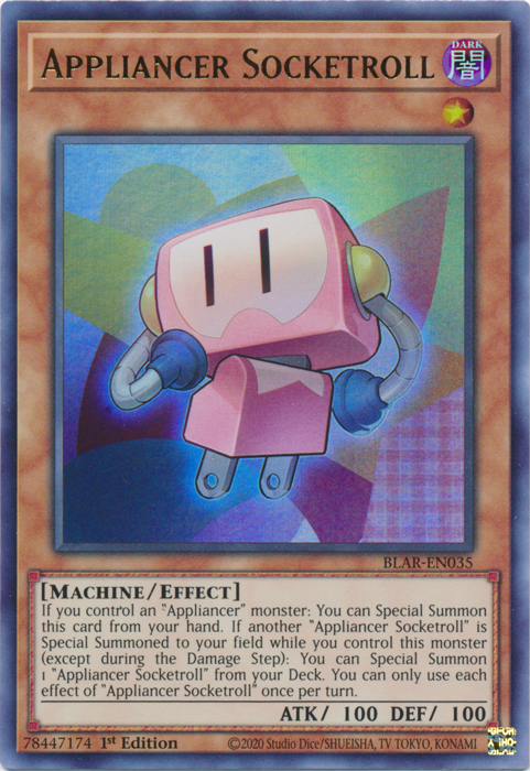 Appliancer Socketroll [BLAR-EN035] Ultra Rare - Yugioh Cards For Your TCG Needs!