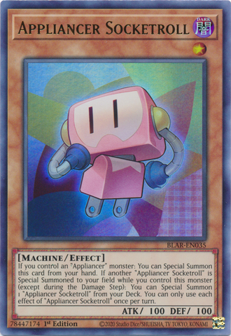 Appliancer Socketroll [BLAR-EN035] Ultra Rare - Yugioh Cards For Your TCG Needs!