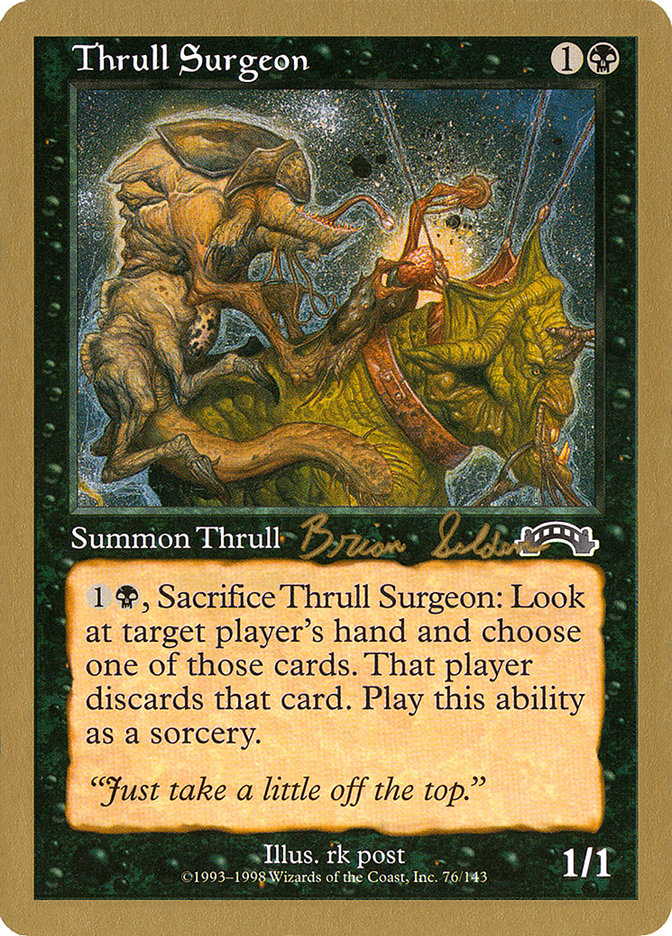 Thrull Surgeon (Brian Selden) [World Championship Decks 1998] Magic: The Gathering