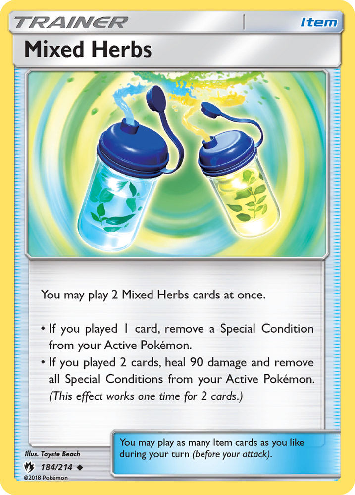 Mixed Herbs (184/214) [Sun & Moon: Lost Thunder] Pokémon