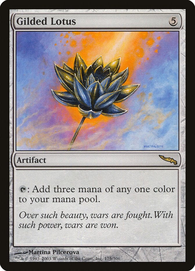 Gilded Lotus [Mirrodin] Magic: The Gathering