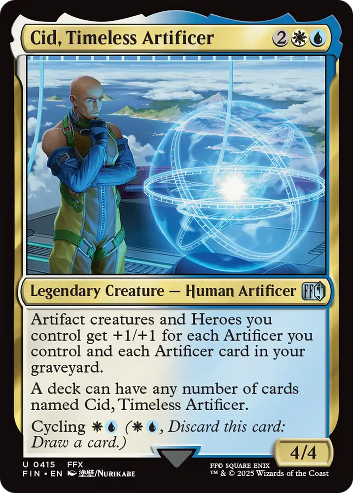 Cid, Timeless Artificer (0415) [FINAL FANTASY] Magic: The Gathering