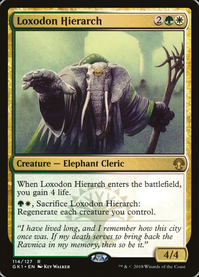 Loxodon Hierarch [Guilds of Ravnica Guild Kit] Magic: The Gathering