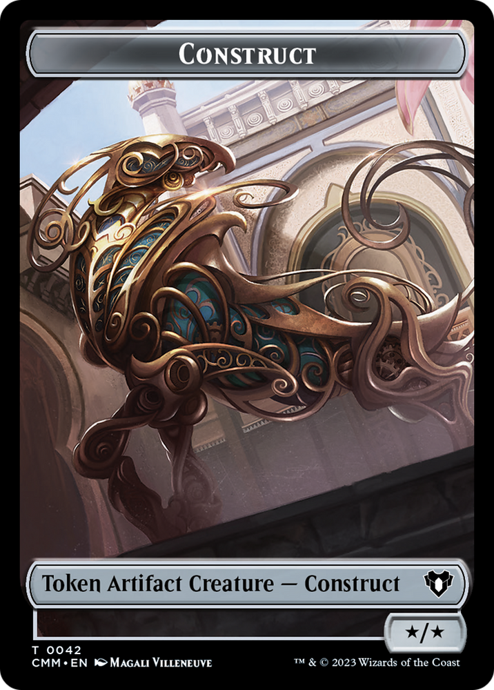 Construct Token (42) [Commander Masters Tokens] Magic: The Gathering