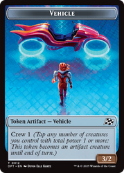 Vehicle // Pilot Double-Sided Token [Aetherdrift Tokens] Magic: The Gathering