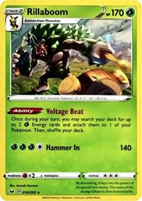 Rillaboom (014/202) (Cosmos Holo) [Sword & Shield: Base Set] Pokémon