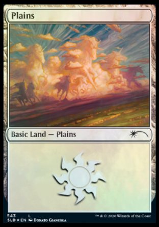 Plains (Unicorns) (543) [Secret Lair Drop Promos] Magic: The Gathering