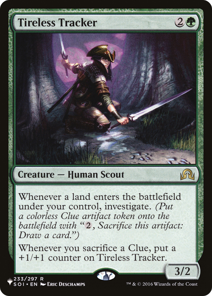 Tireless Tracker Art Card [Innistrad Remastered Art Series] Magic: The Gathering