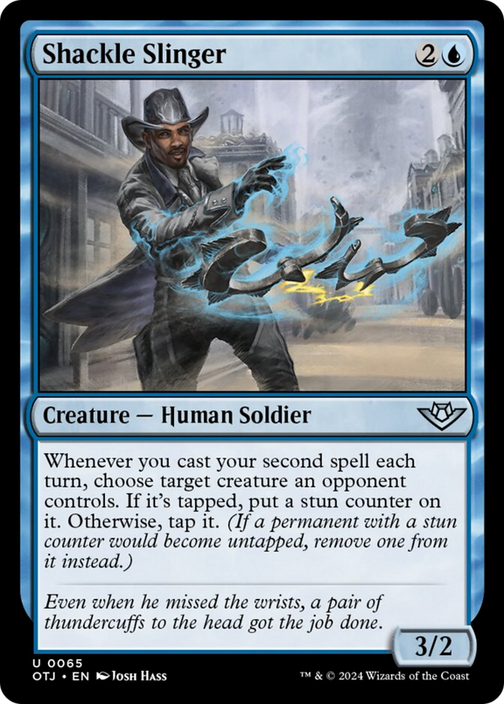 Shackle Slinger [Outlaws of Thunder Junction] Magic: The Gathering