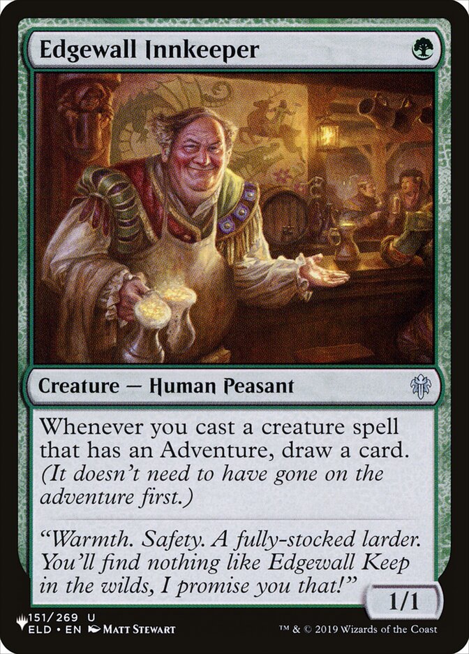 Edgewall Innkeeper [The List] Magic: The Gathering