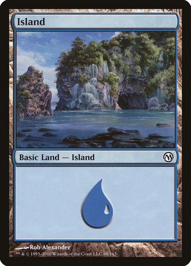 Island (98) [Duels of the Planeswalkers] Magic: The Gathering
