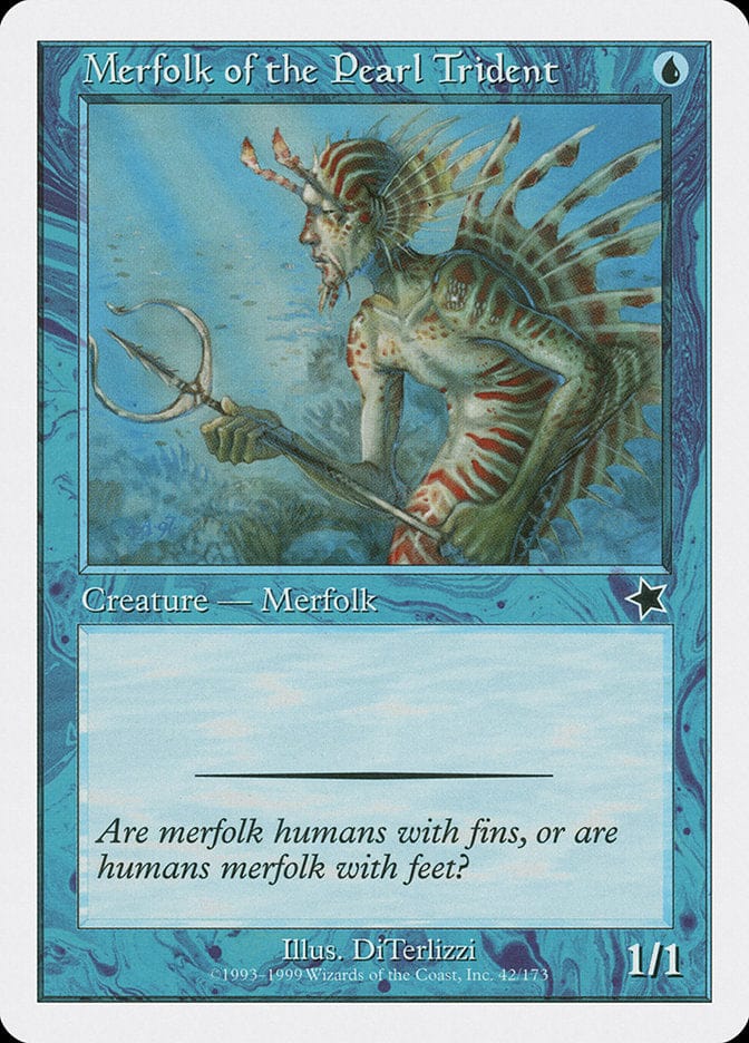 Merfolk of the Pearl Trident [Starter 1999] Magic: The Gathering