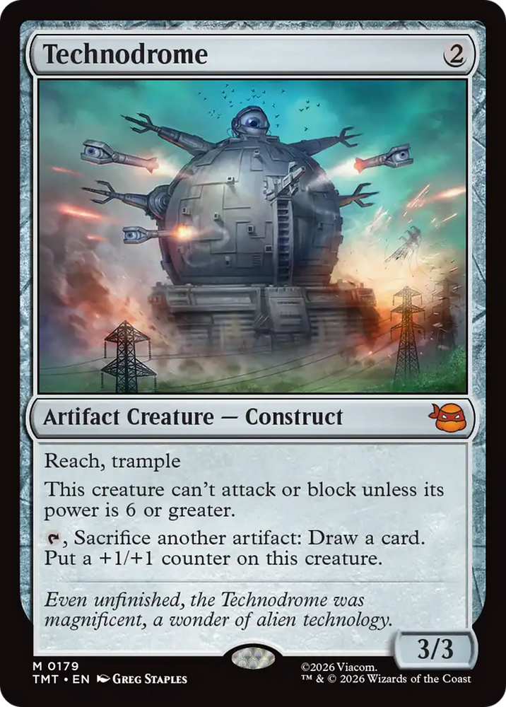 Technodrome [Teenage Mutant Ninja Turtles] Magic: The Gathering