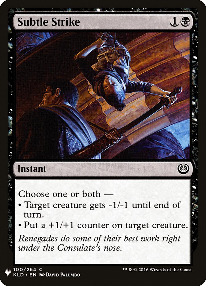 Subtle Strike [Mystery Booster] Magic: The Gathering