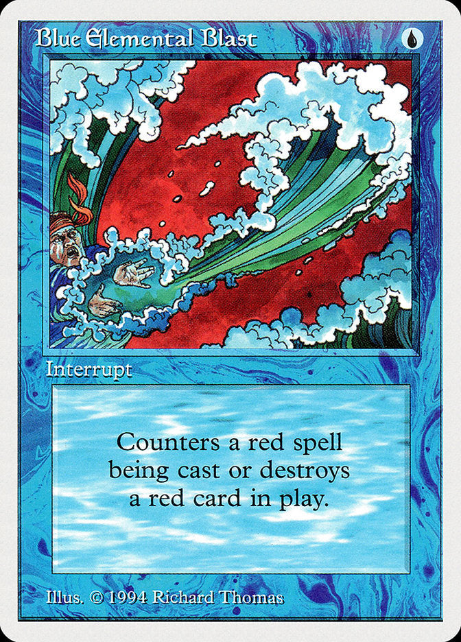 Blue Elemental Blast [Summer Magic / Edgar] Magic: The Gathering