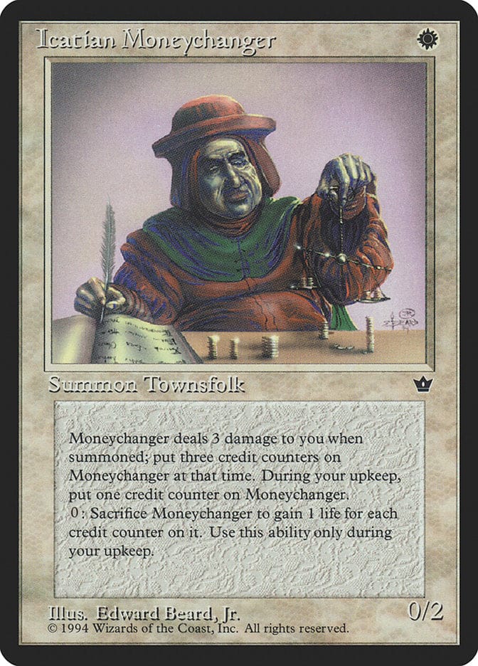 Icatian Moneychanger (Edward P. Beard, Jr.) [Fallen Empires] Magic: The Gathering