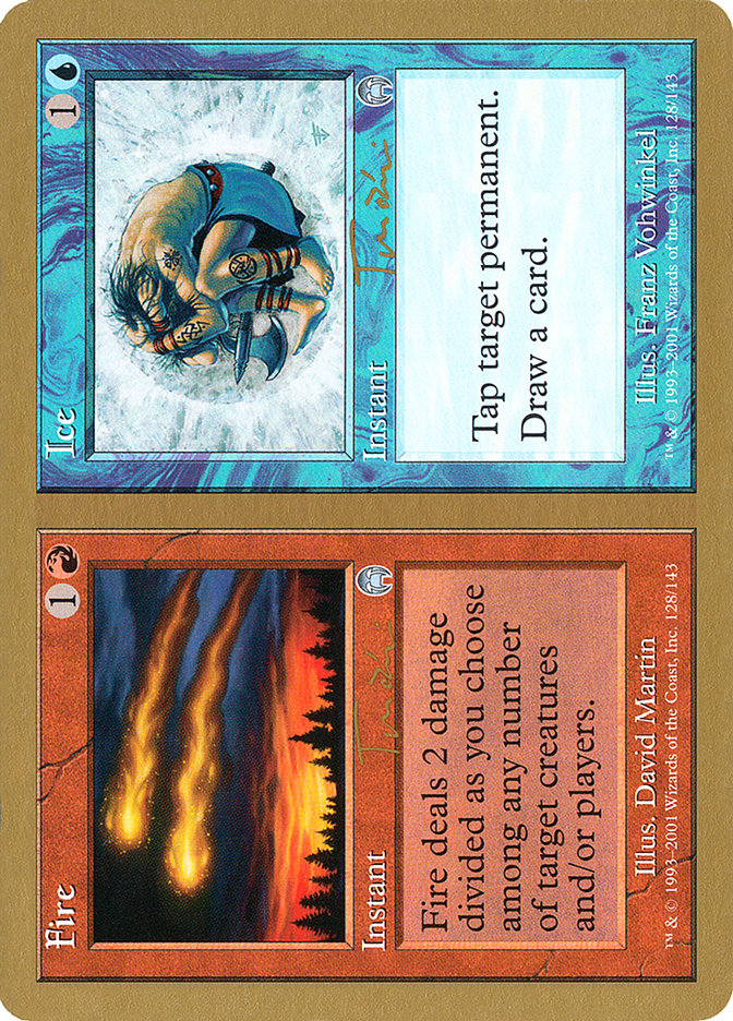 Fire // Ice (Jan Tomcani) [World Championship Decks 2001] Magic: The Gathering