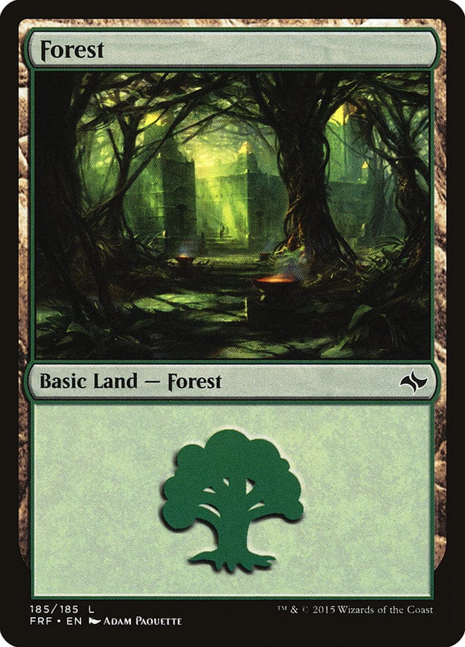 Forest (185) [Fate Reforged] Magic: The Gathering