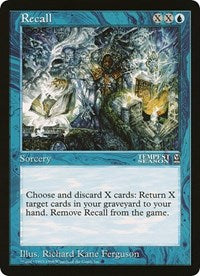 Recall (Oversized) [Oversize Cards] Magic: The Gathering