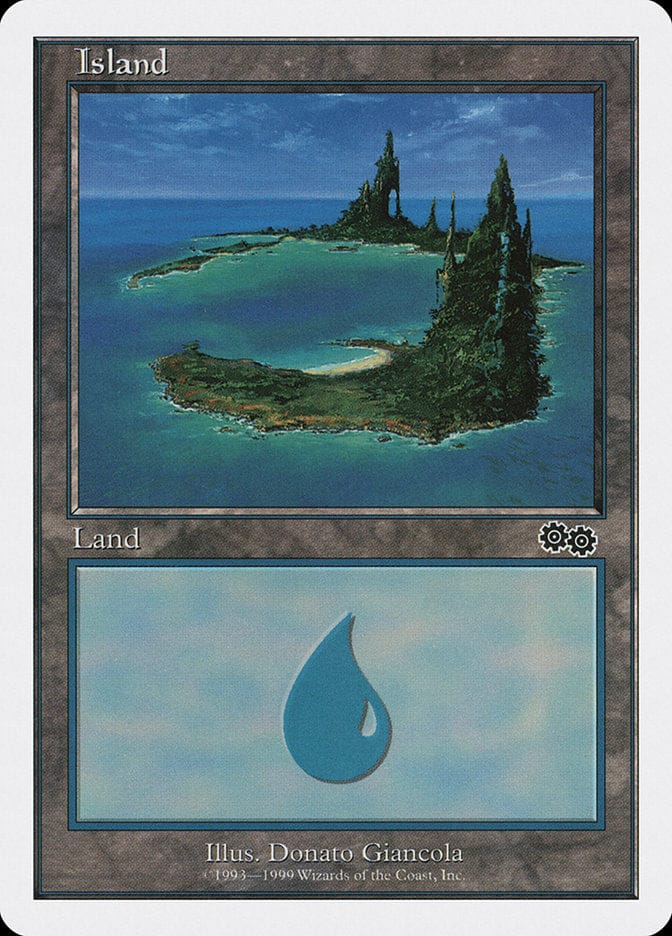 Island (110) [Battle Royale] Magic: The Gathering