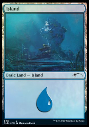 Island (Under the Sea) (548) [Secret Lair Drop Promos] Magic: The Gathering