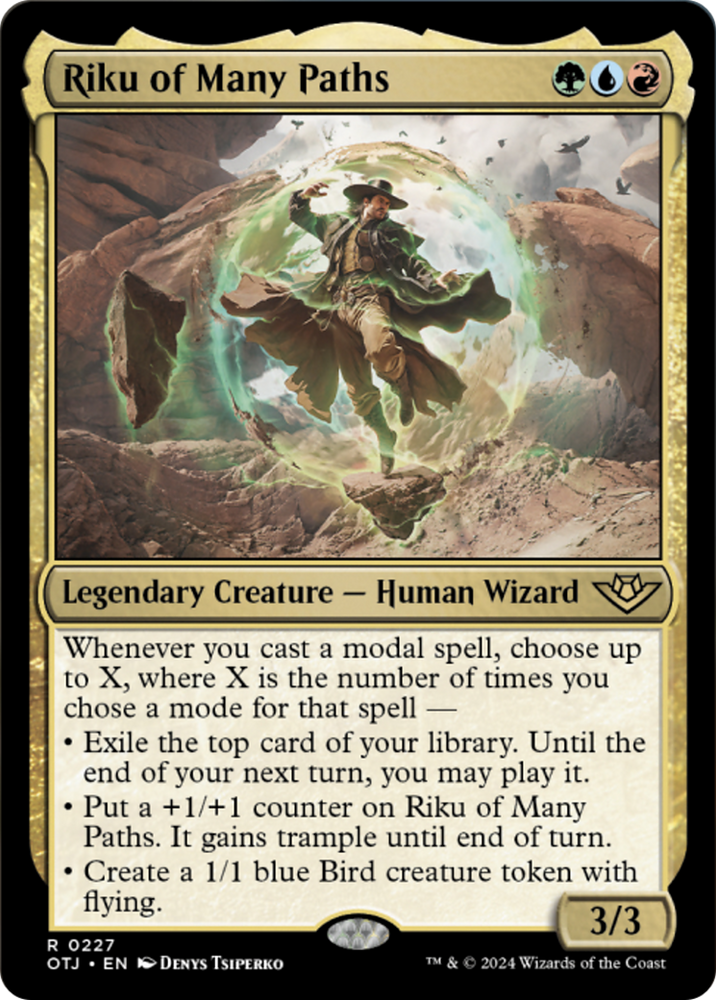 Riku of Many Paths [Outlaws of Thunder Junction] Magic: The Gathering