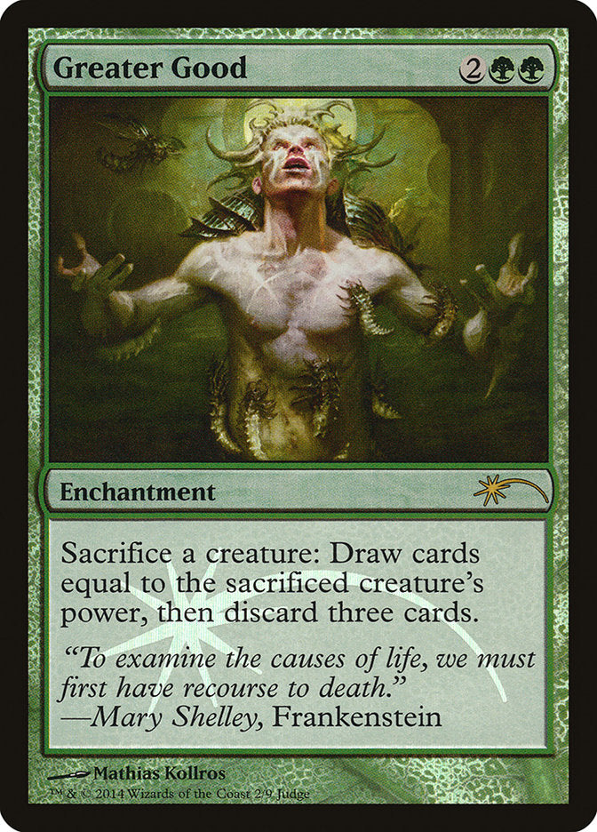 Greater Good [Judge Gift Cards 2014] Magic: The Gathering