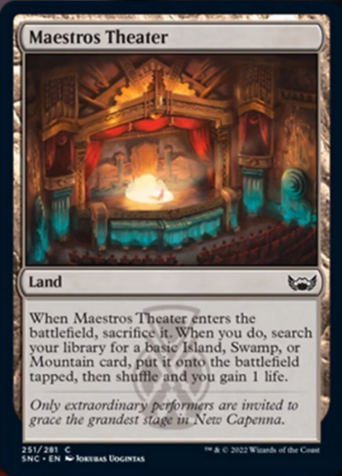 Maestros Theater [Streets of New Capenna] Magic: The Gathering