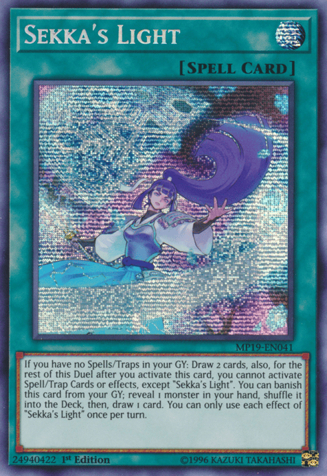 Sekka's Light [MP19-EN041] Prismatic Secret Rare - Yugioh Cards For Your TCG Needs!