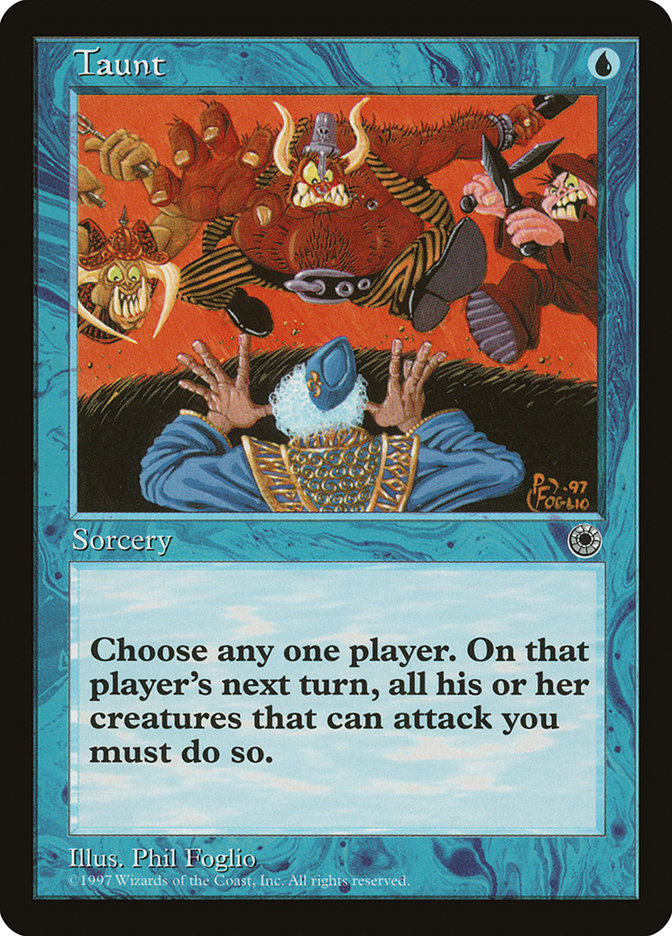Taunt [Portal] Magic: The Gathering