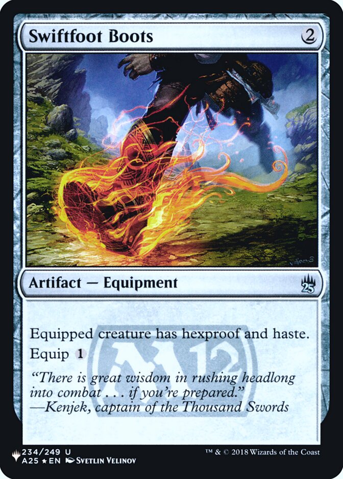 Swiftfoot Boots [Secret Lair: Heads I Win, Tails You Lose] Magic: The Gathering