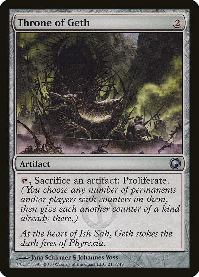 Throne of Geth [Scars of Mirrodin] Magic: The Gathering