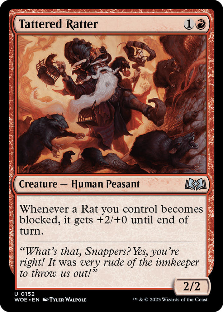 Tattered Ratter [Wilds of Eldraine] Magic: The Gathering