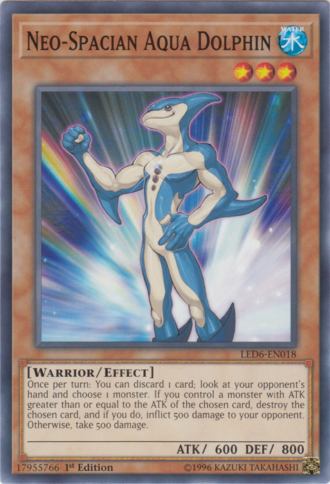 Neo-Spacian Aqua Dolphin [LED6-EN018] Common Yu-Gi-Oh!