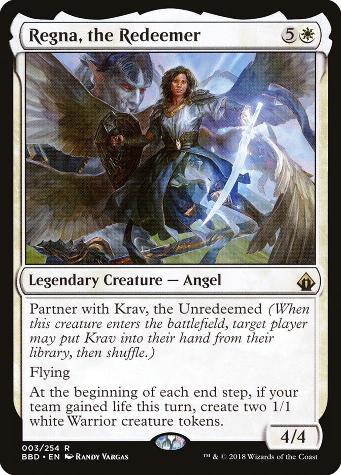 Regna, the Redeemer [Battlebond] Magic: The Gathering