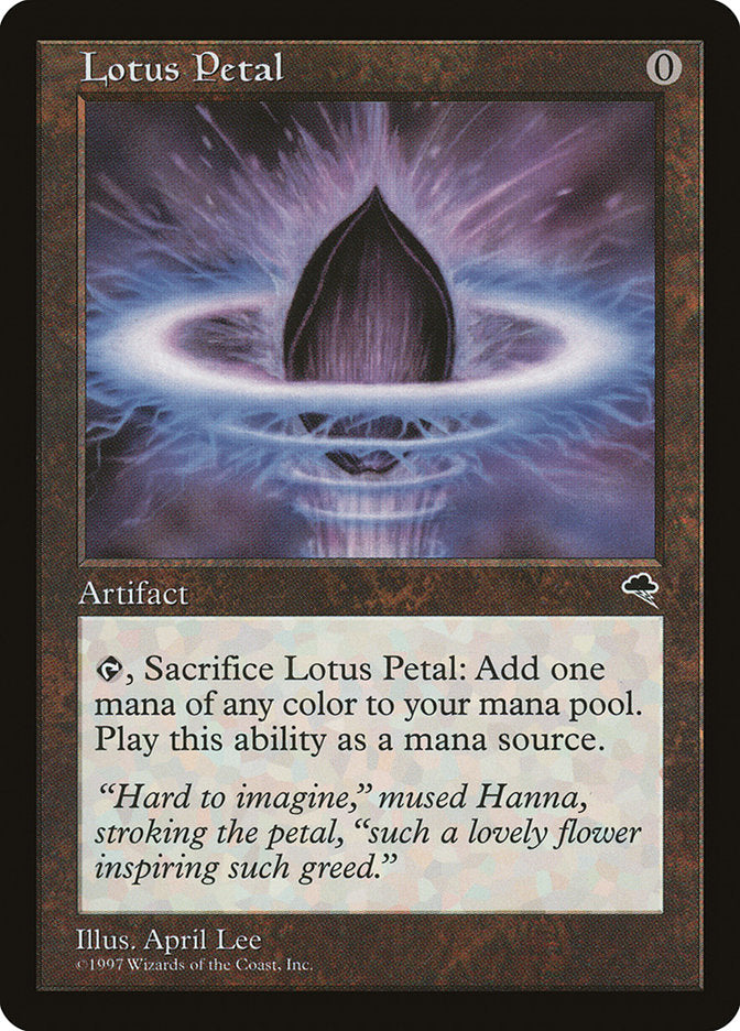 Lotus Petal [Tempest] Magic: The Gathering