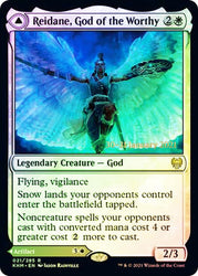 Reidane, God of the Worthy // Valkmira, Protector's Shield [Kaldheim Prerelease Promos] Magic: The Gathering