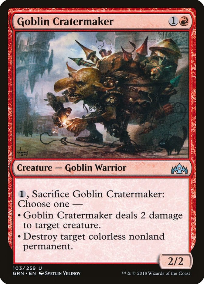 Goblin Cratermaker [Guilds of Ravnica] Magic: The Gathering