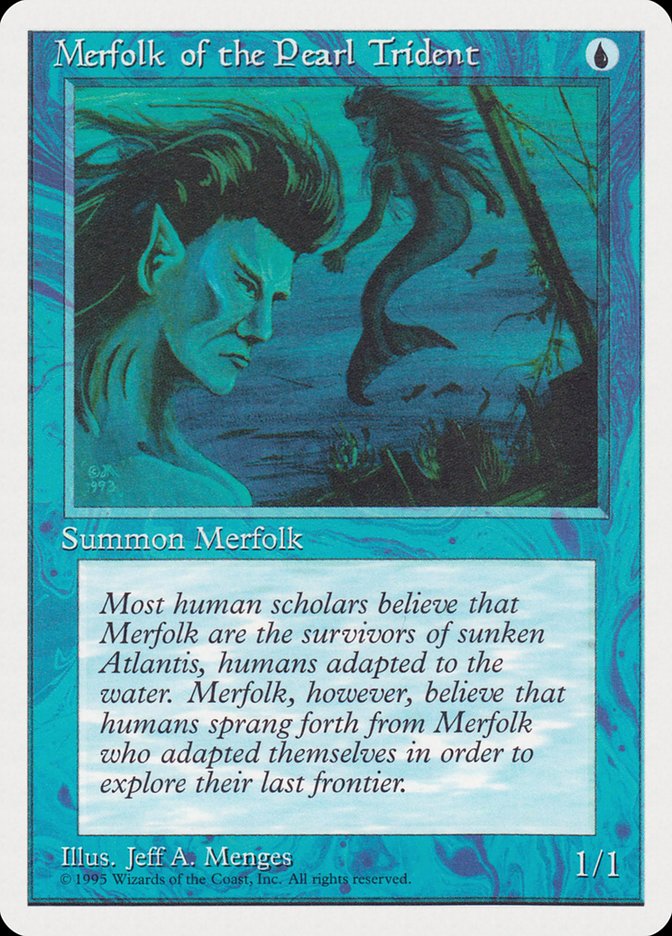 Merfolk of the Pearl Trident [Rivals Quick Start Set] Magic: The Gathering