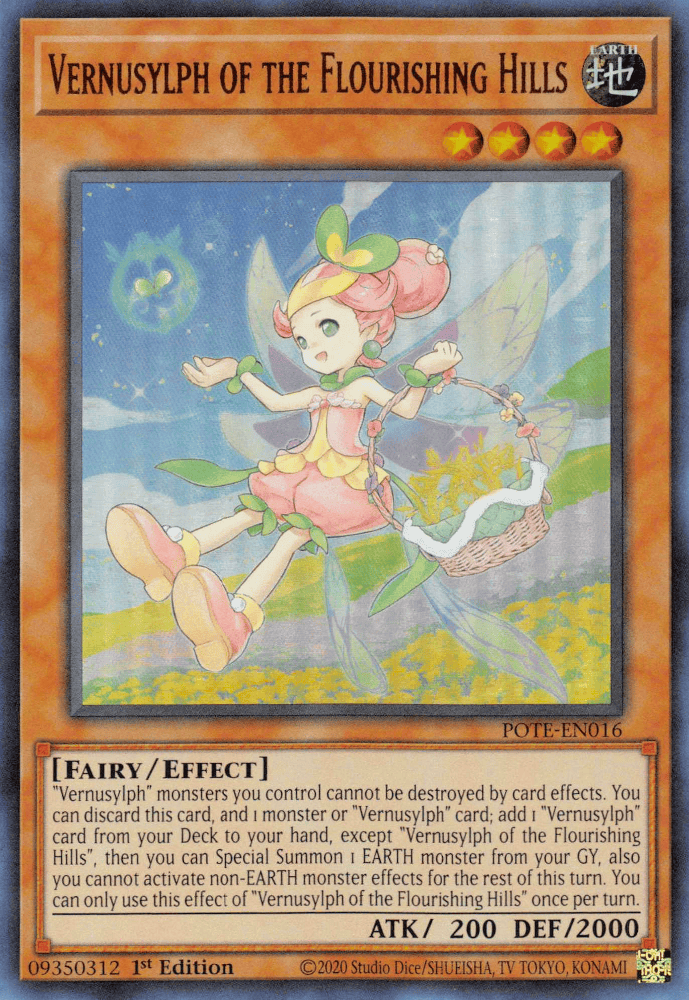 Vernusylph of the Flourishing Hills [POTE-EN016] Ultra Rare - Yugioh Cards For Your TCG Needs!