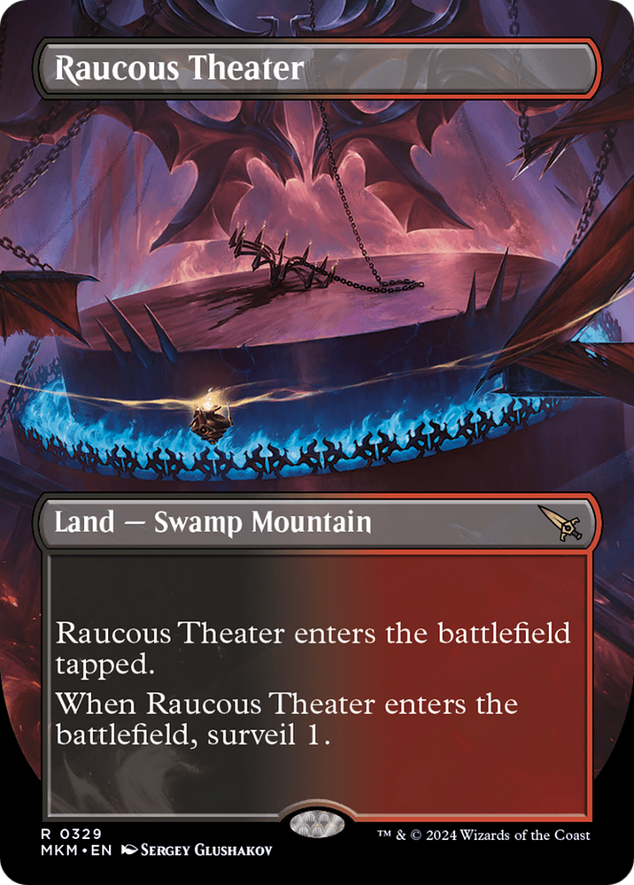 Raucous Theater (Borderless) [Murders at Karlov Manor] Magic: The Gathering