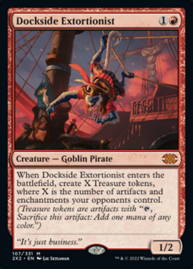 Dockside Extortionist [Double Masters 2022] Magic: The Gathering