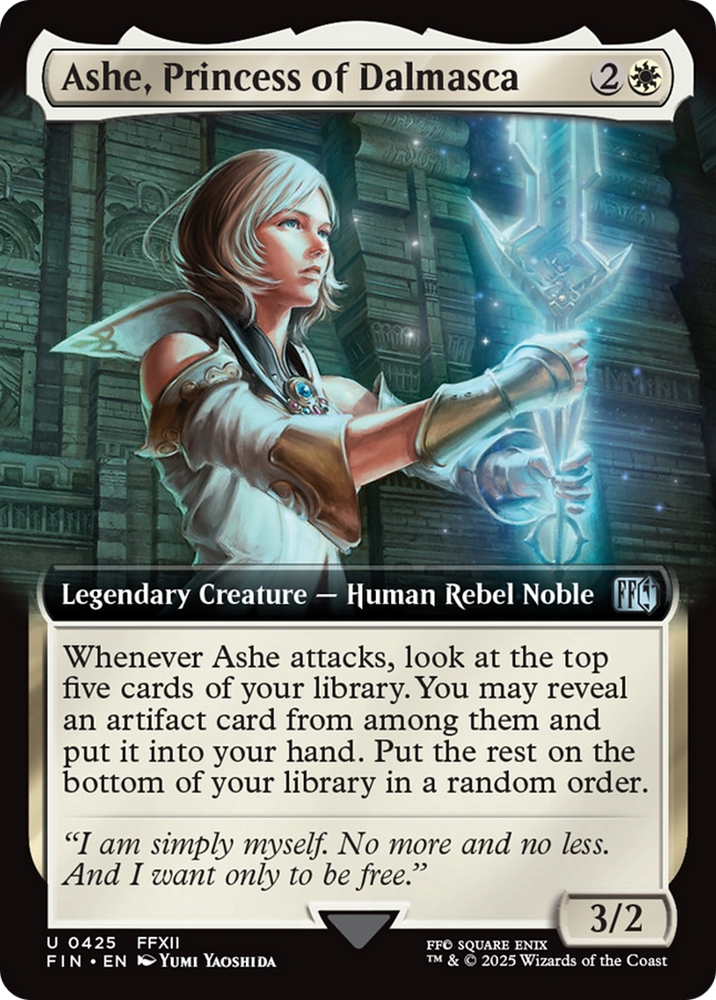 Ashe, Princess of Dalmasca (Extended Art) [FINAL FANTASY] Magic: The Gathering