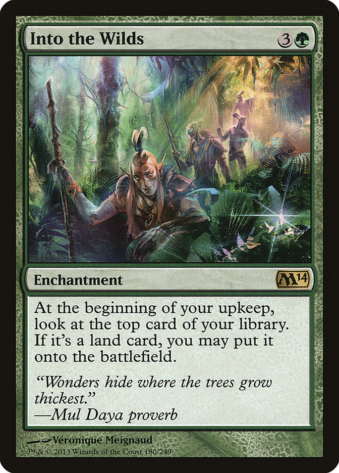Into the Wilds [Magic 2014] Magic: The Gathering