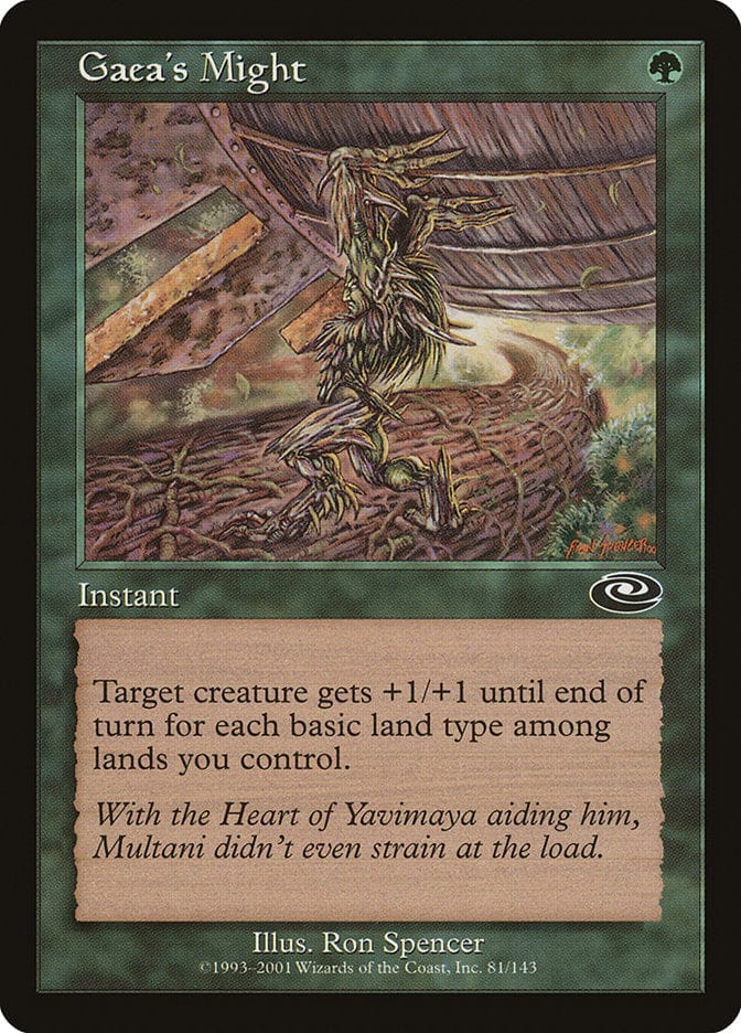 Gaea's Might [Planeshift] Magic: The Gathering