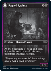 Ragged Recluse // Odious Witch [Innistrad: Double Feature] Magic: The Gathering