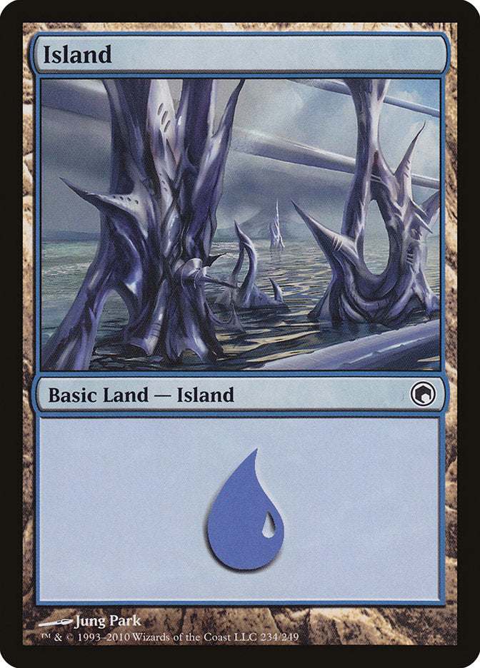 Island (234) [Scars of Mirrodin] Magic: The Gathering